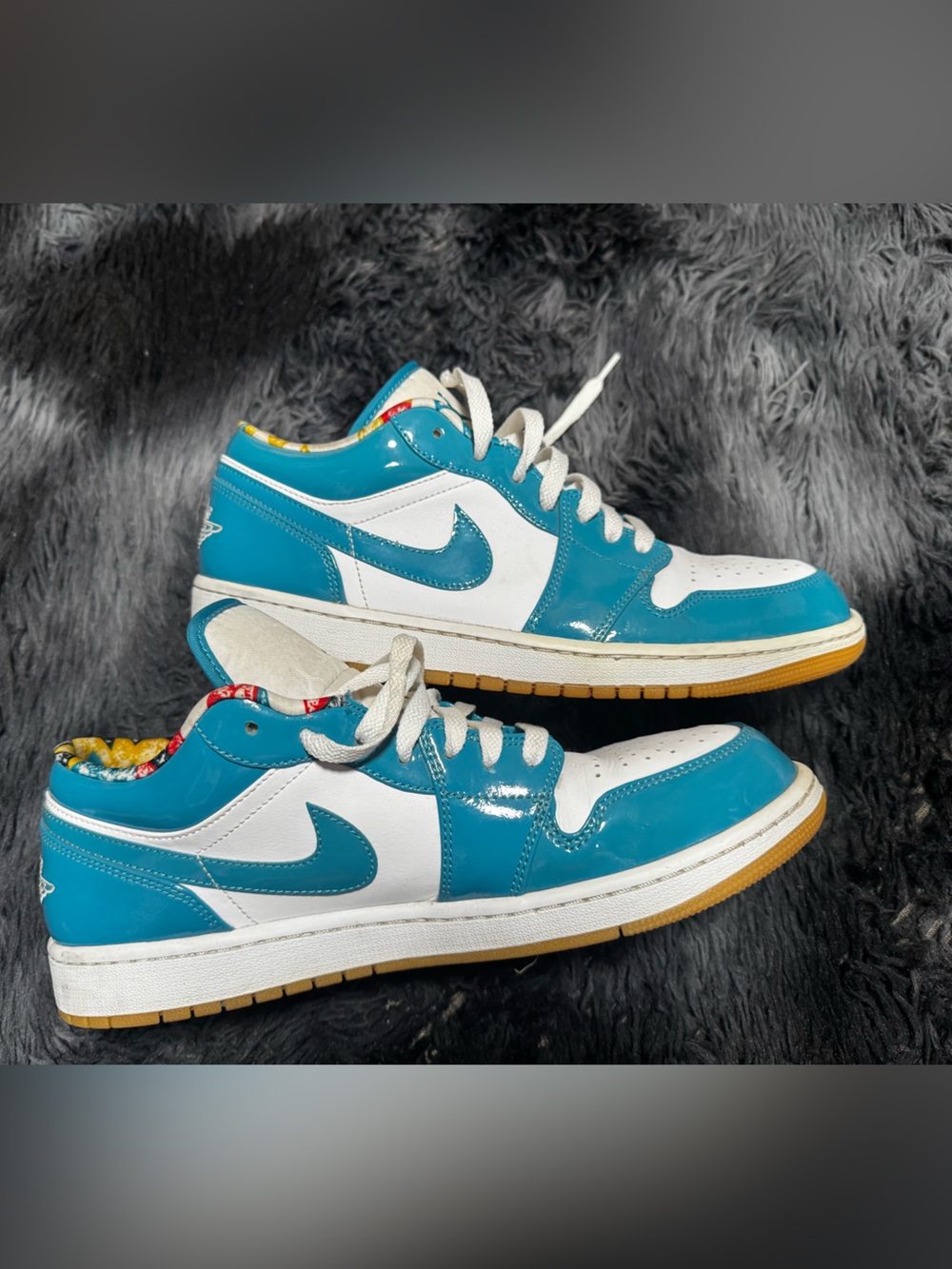 Jordan 1 Low Barcelona Cyber Teal